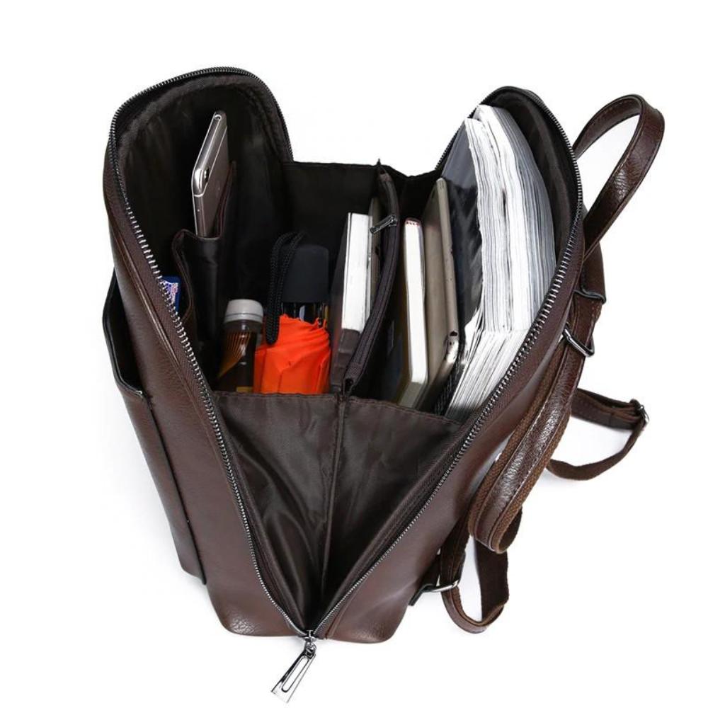 Saskia - Mochila Tradicional de Doble Zipper