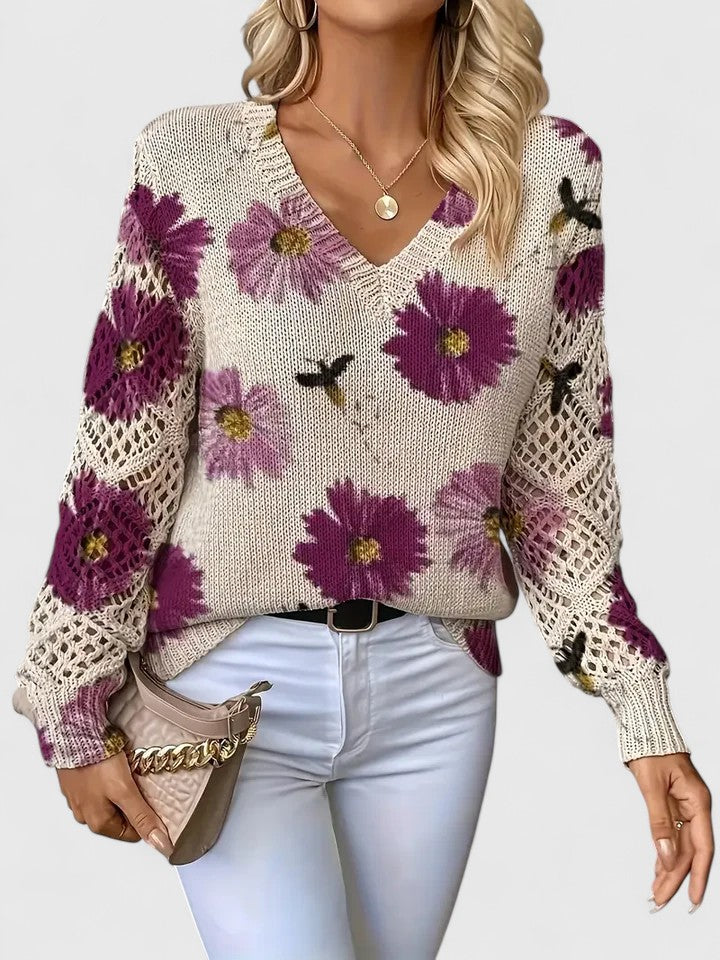 Aurelia | Suéter elegante con diseño floral