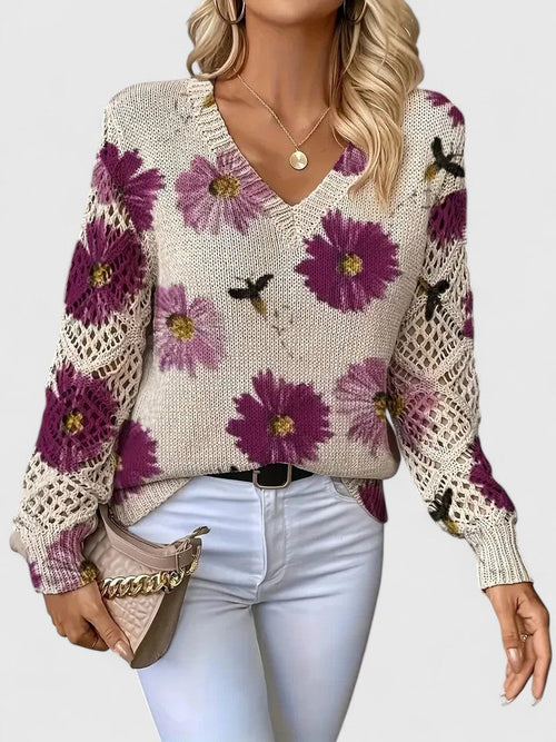 Aurelia | Suéter elegante con diseño floral