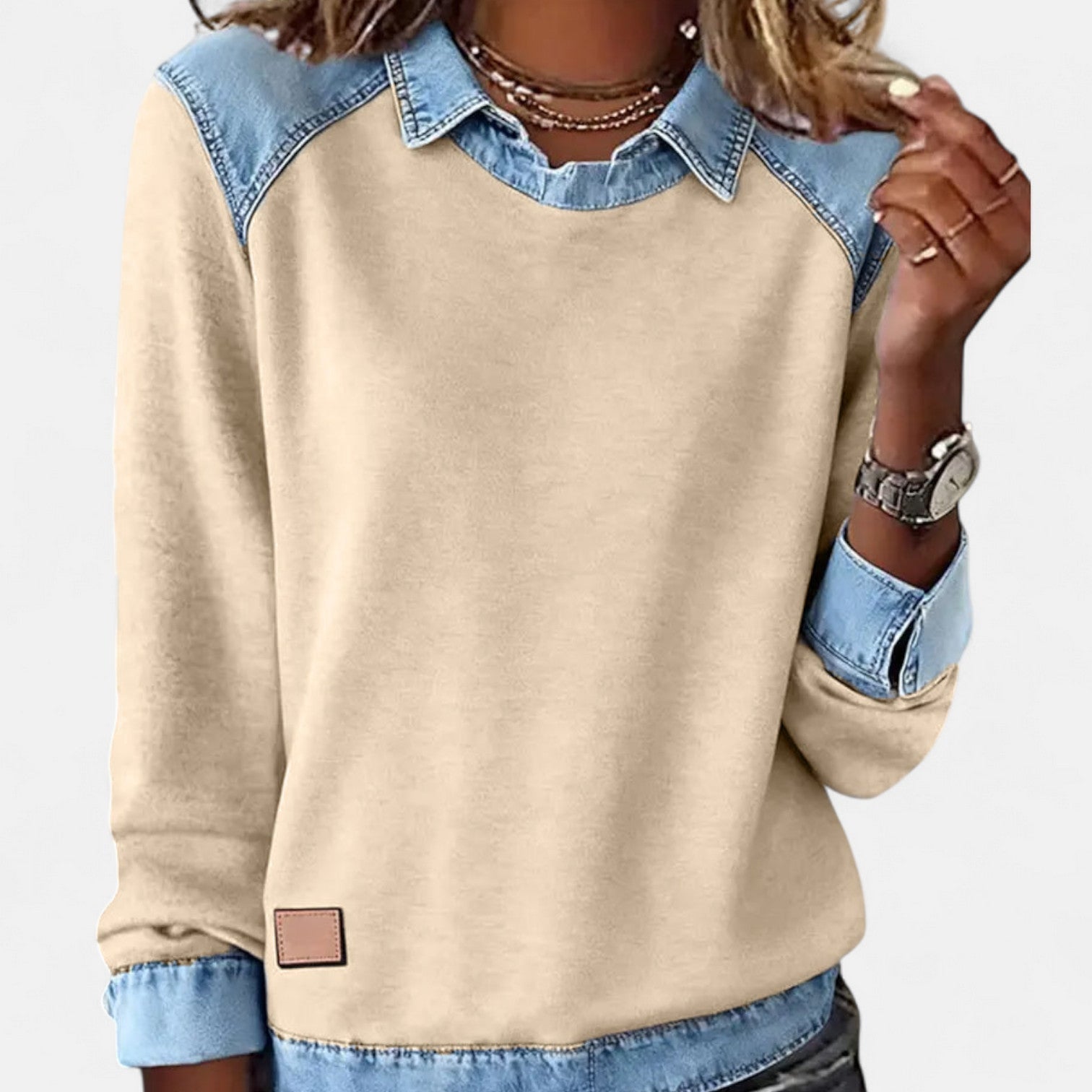 Valentine-Noor | Blusa larga de tendencia