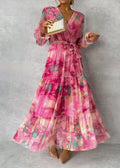 Felicity | Vestido Maxi Elegante de Flores