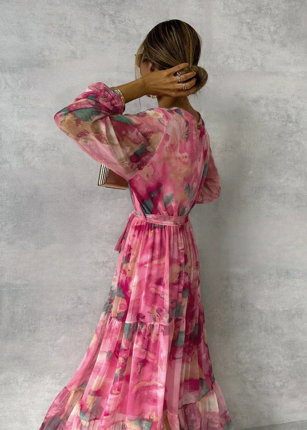 Felicity | Vestido Maxi Elegante de Flores