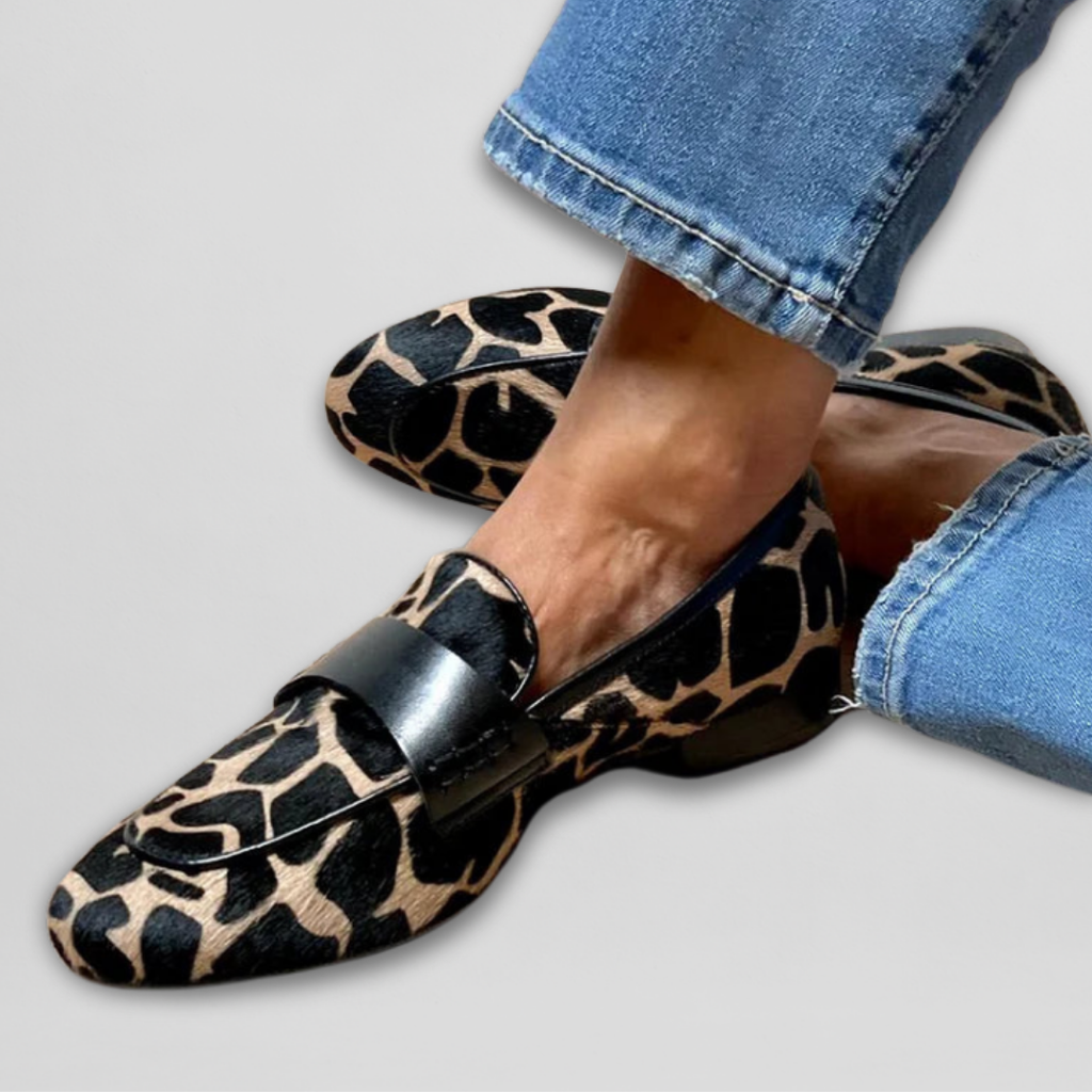 Camilla | Mocasín con Estampado Animal