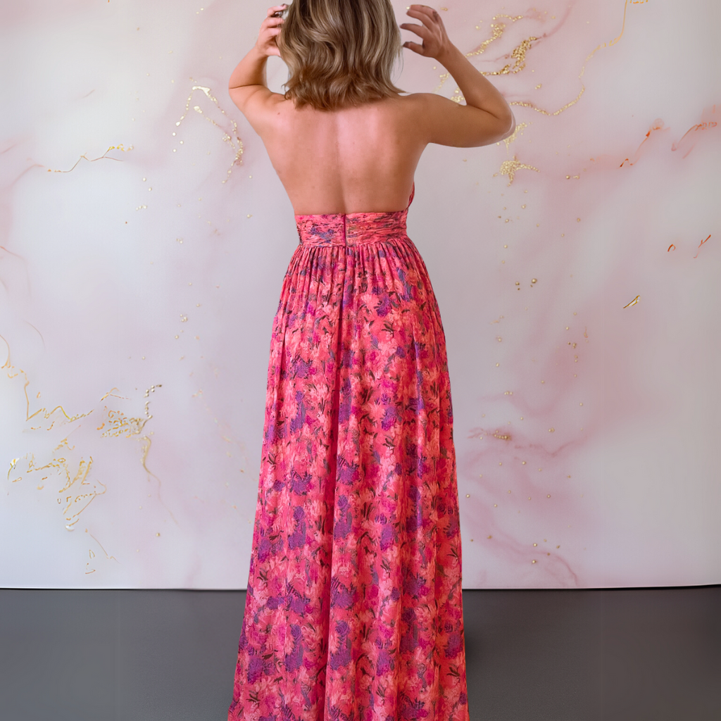 Vera | Elegante vestido con estampado floral