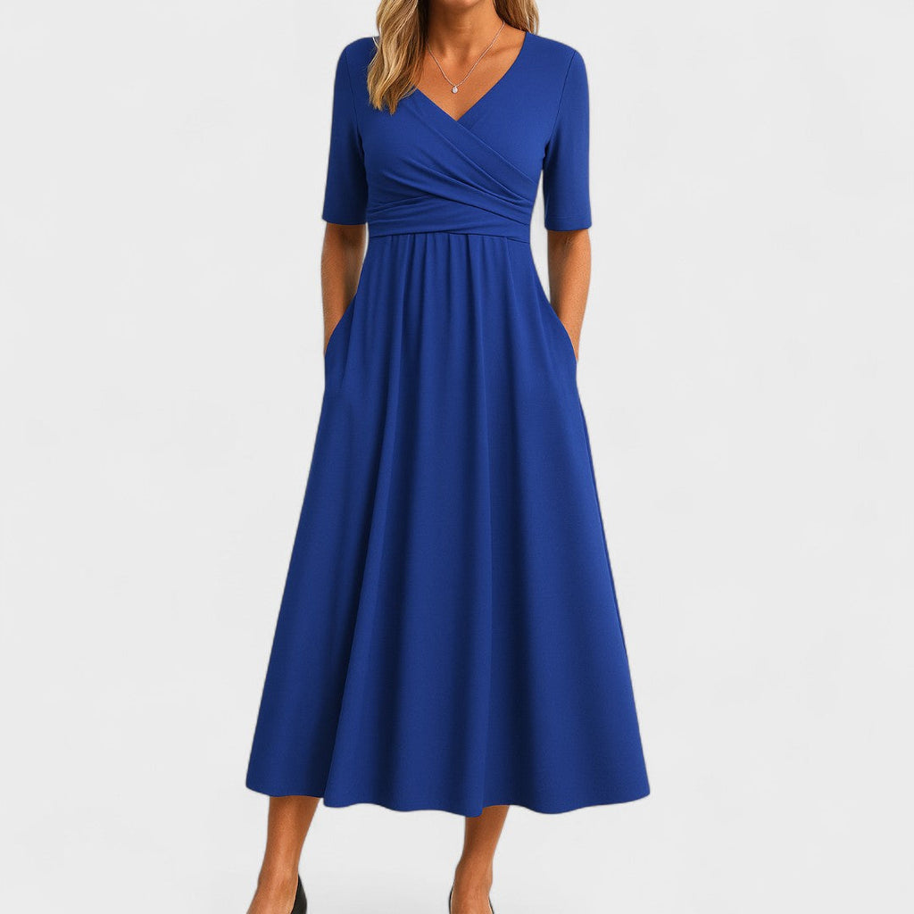Joanna | Vestido midi elegante