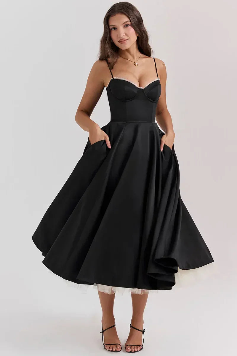 Minerva | Vestido Princesa de Lujo con Tirantes de Espagueti