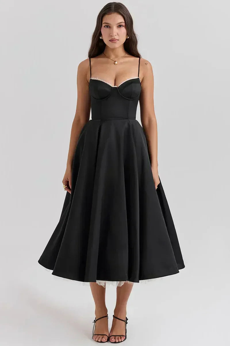 Minerva | Vestido Princesa de Lujo con Tirantes de Espagueti