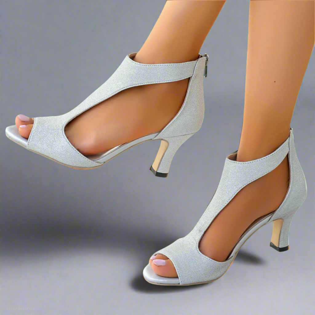 Flora | Sandalias de tacón elegantes
