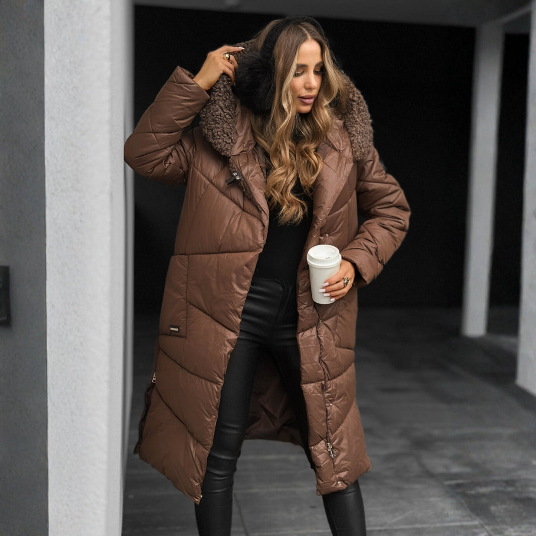 Élise | Abrigo de invierno capitonado