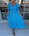 Winona | Vestido de Verano con Escote en V y Flecos