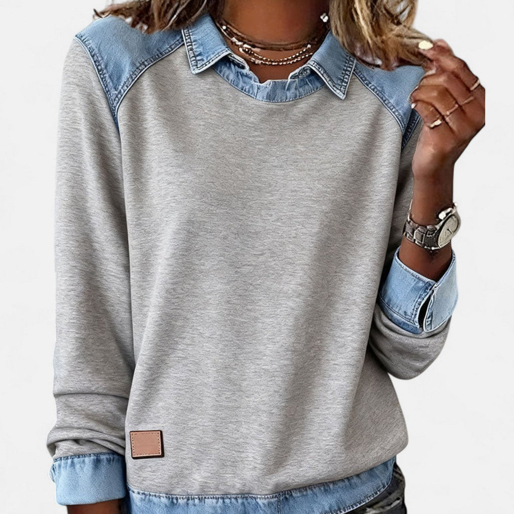 Valentine-Noor | Blusa larga de tendencia