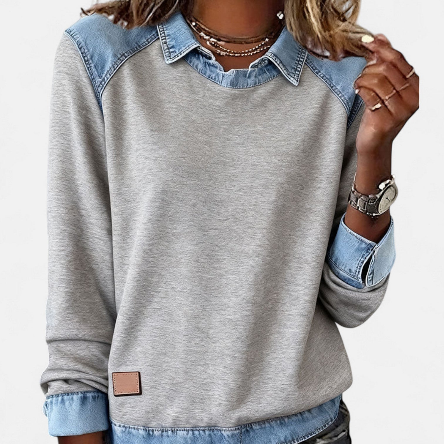 Valentine-Noor | Blusa larga de tendencia