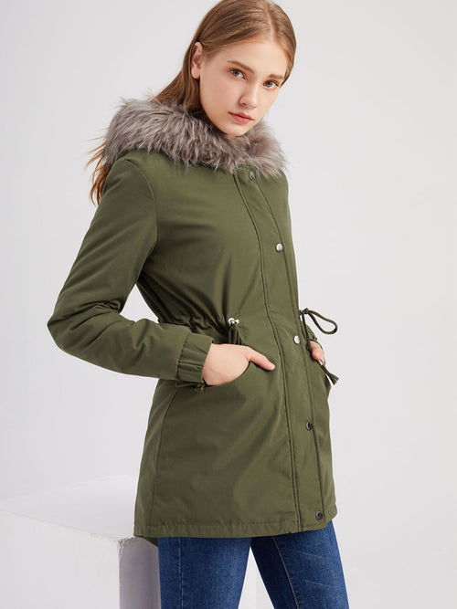 Arielle | Parka de invierno con suave forro de piel