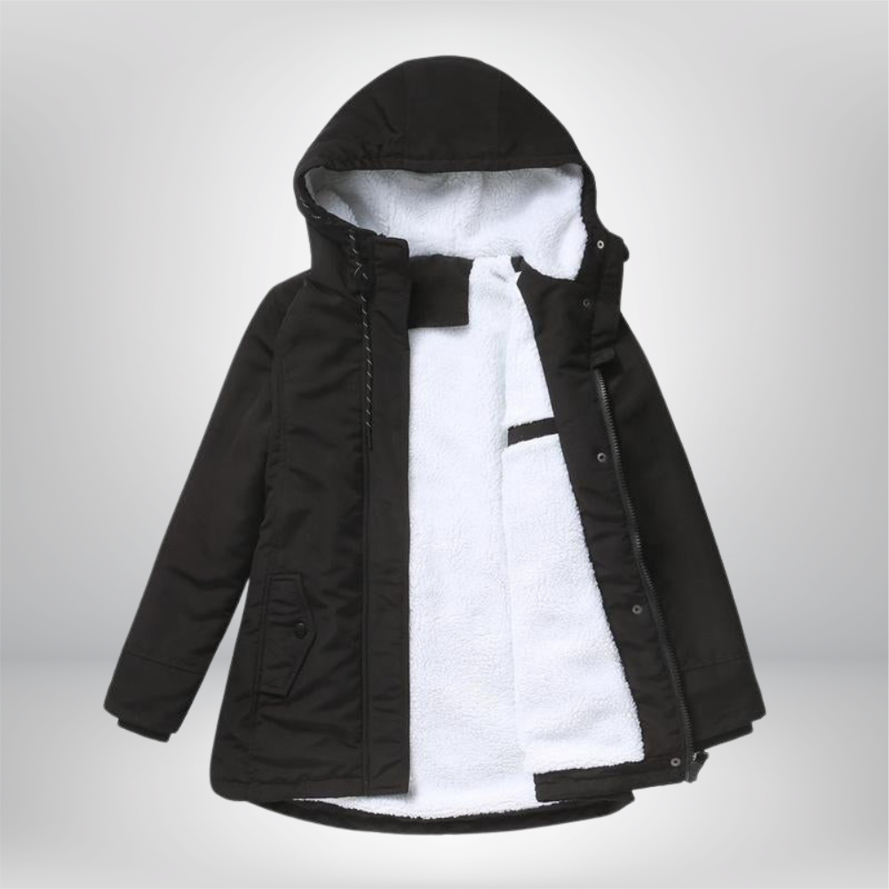 Colette | Abrigo de invierno capitonado y acogedor con capucha