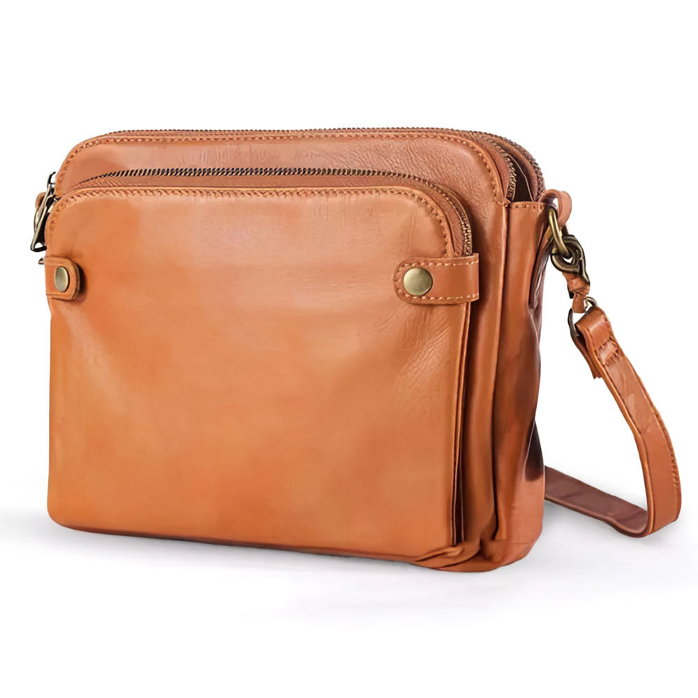 Annika - Bolsa de Mano en Piel Premium