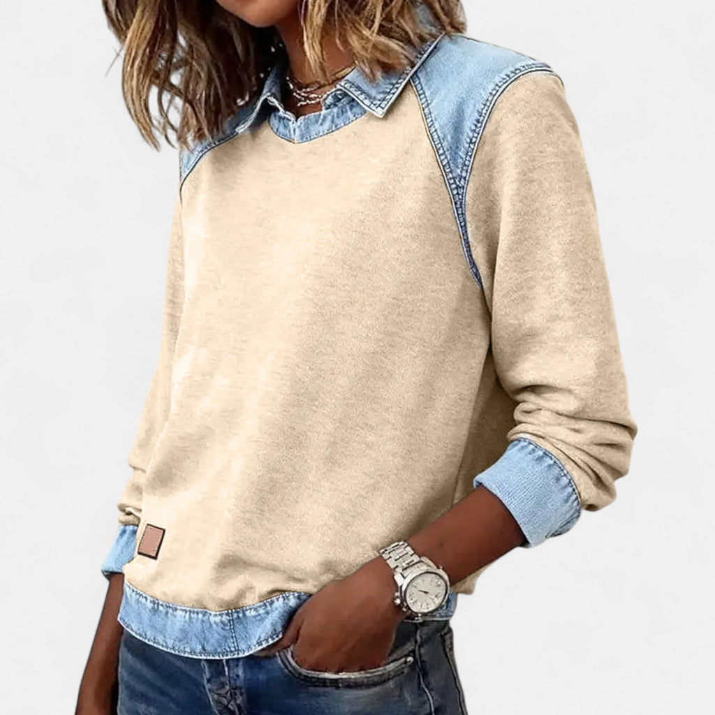 Valentine-Noor | Blusa larga de tendencia