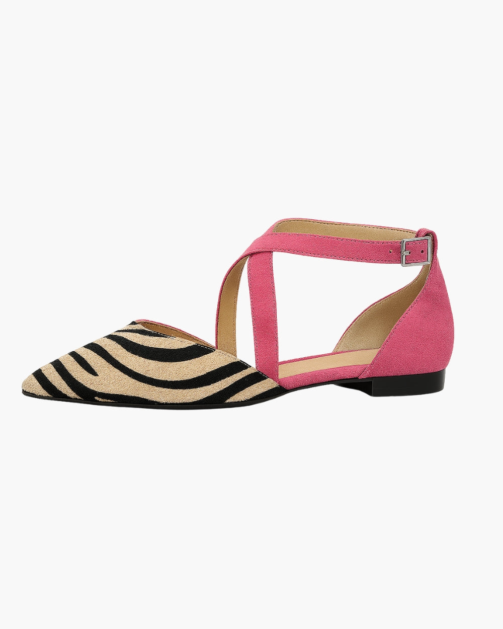Asilia – Sandalias de Rayas con Punta