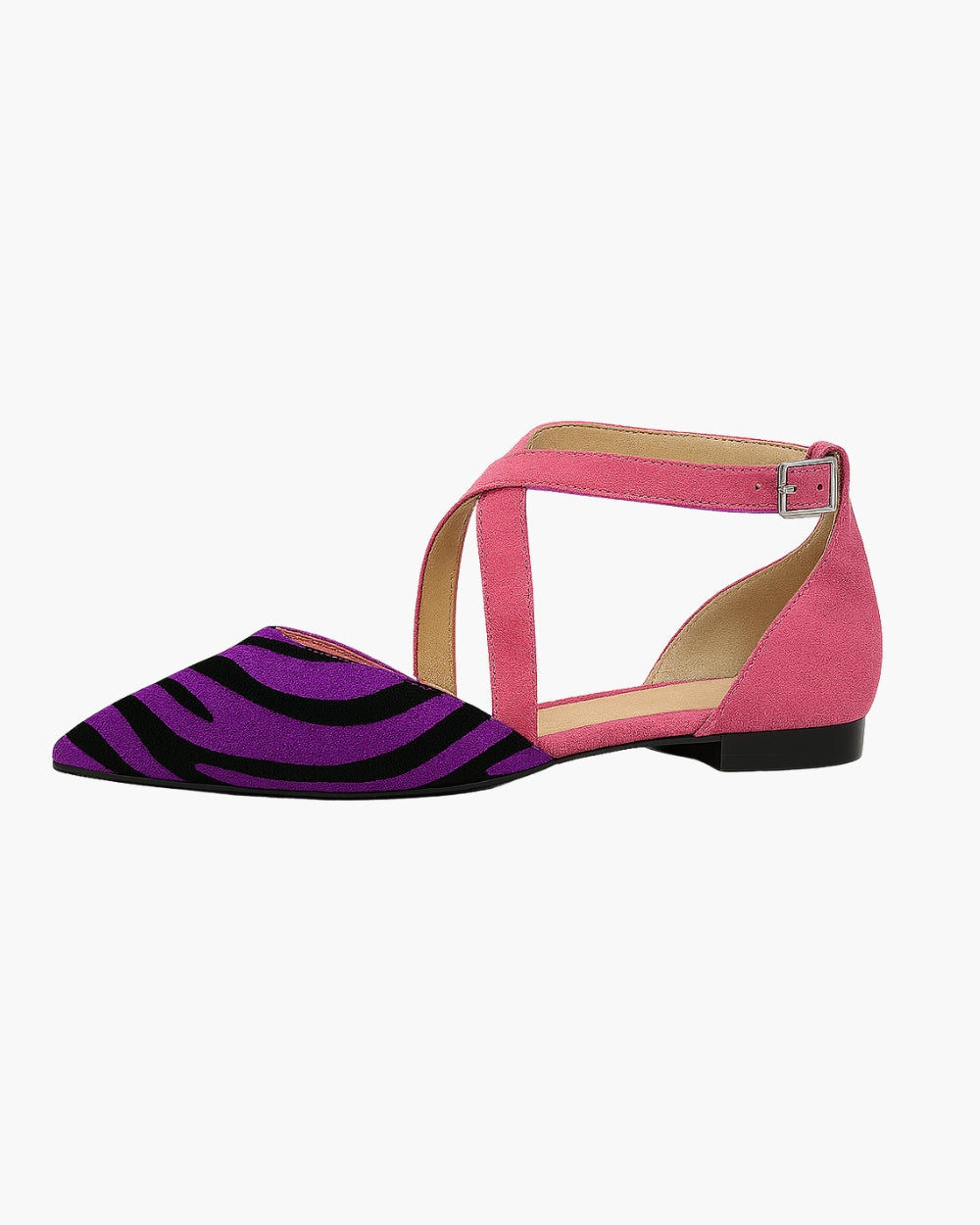 Asilia – Sandalias de Rayas con Punta