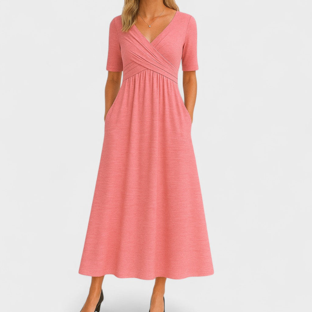 Joanna | Vestido midi elegante