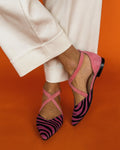 Asilia – Sandalias de Rayas con Punta