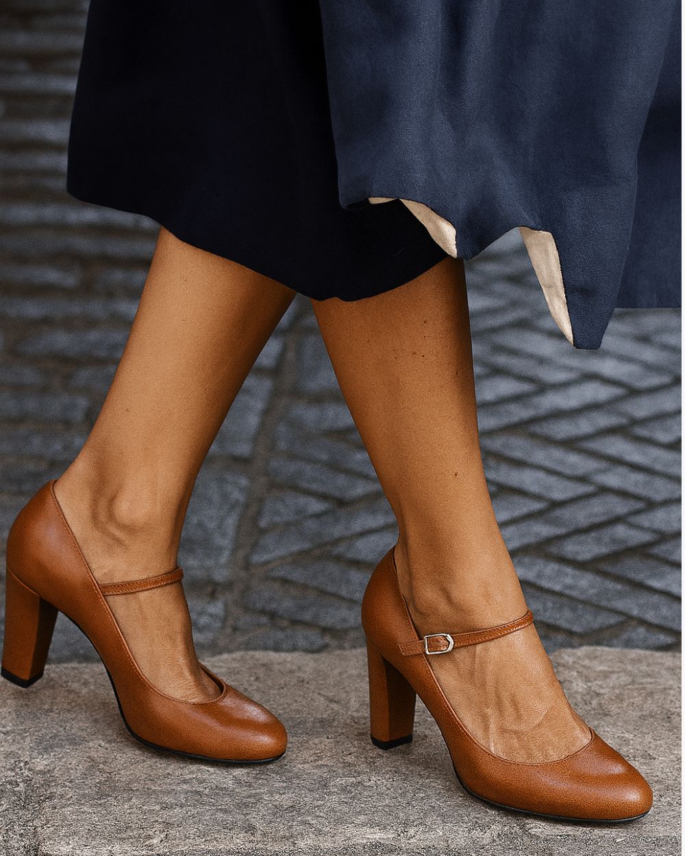 JOLIVIA – SANDALIAS CON TACÓN ANCHO
