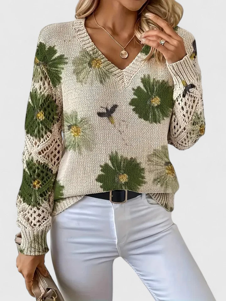 Aurelia | Suéter elegante con diseño floral