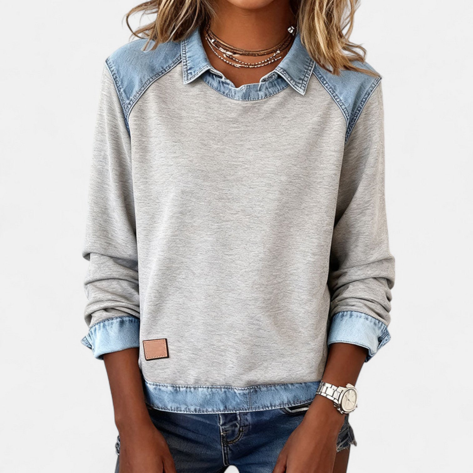 Valentine-Noor | Blusa larga de tendencia