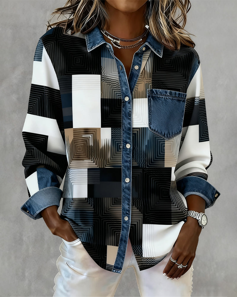 Anaïs-Claire | Sudadera con Cremallera y Estampado Casual