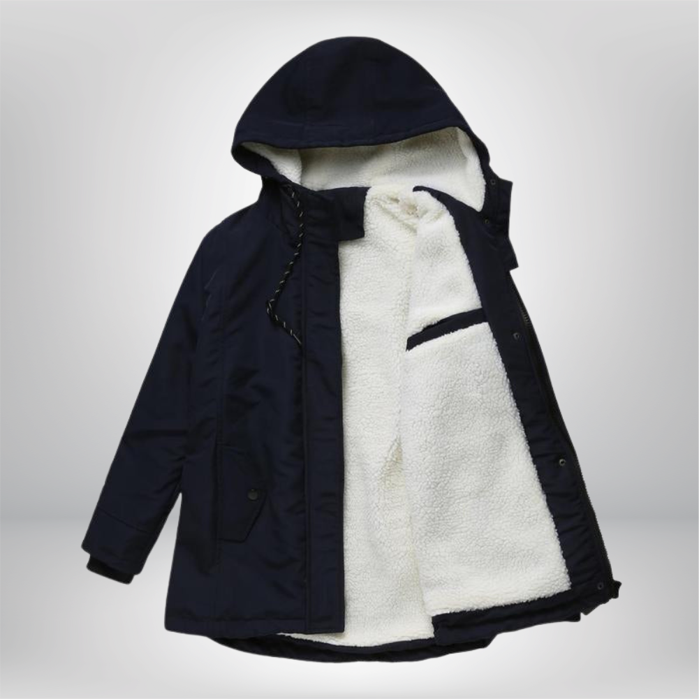 Colette | Abrigo de invierno capitonado y acogedor con capucha