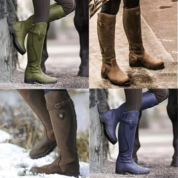 BOTAS DE PIEL PREMIUM CON SOPORTE