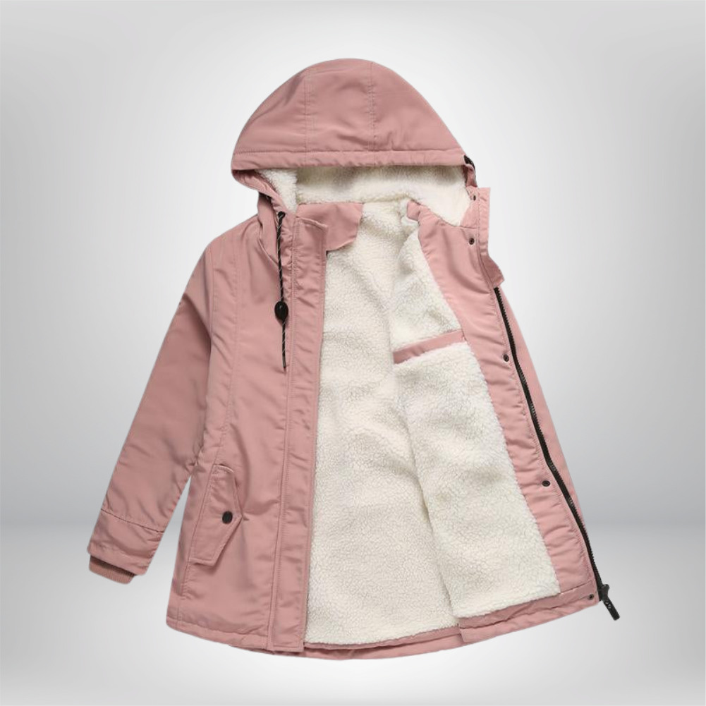 Colette | Abrigo de invierno capitonado y acogedor con capucha