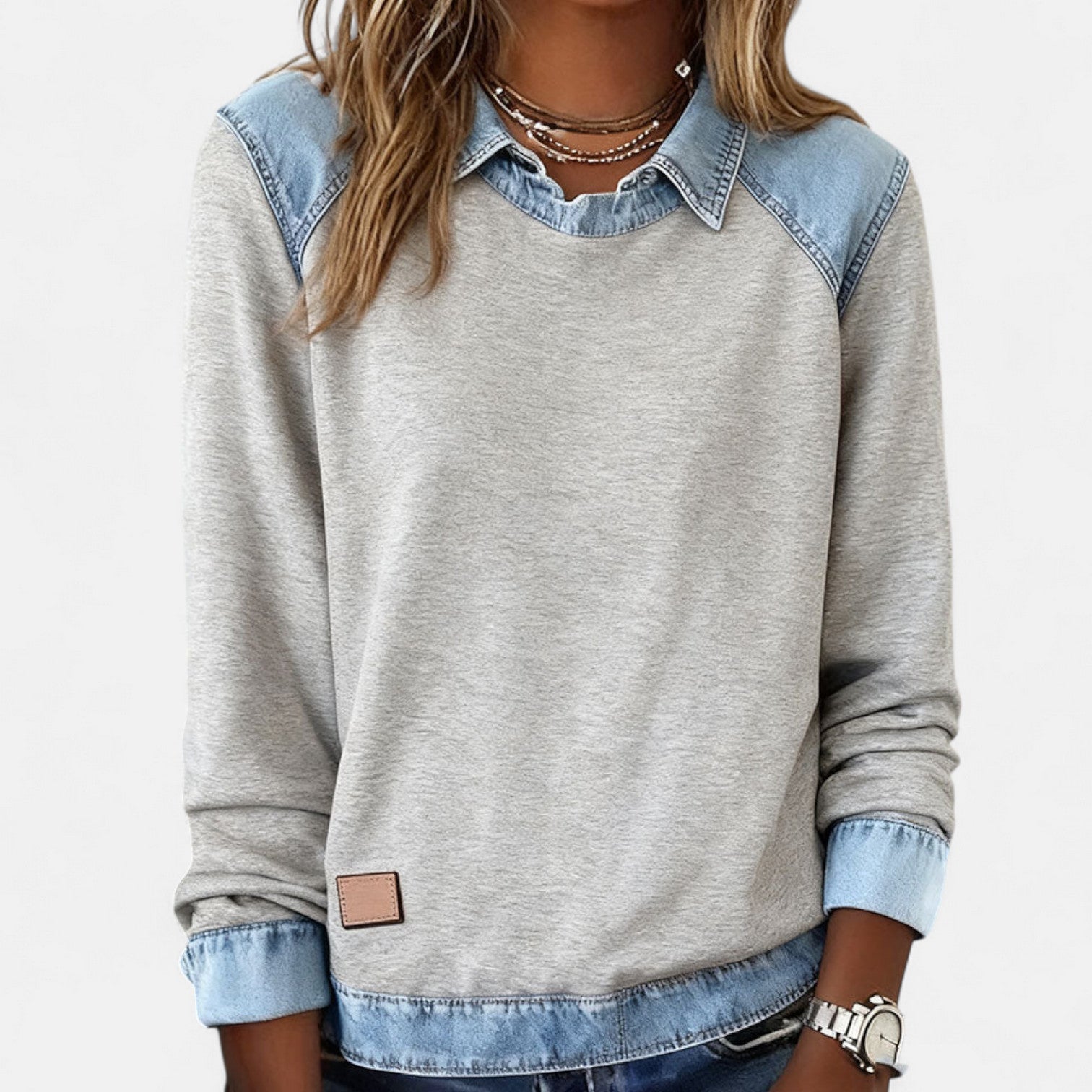 Valentine-Noor | Blusa larga de tendencia
