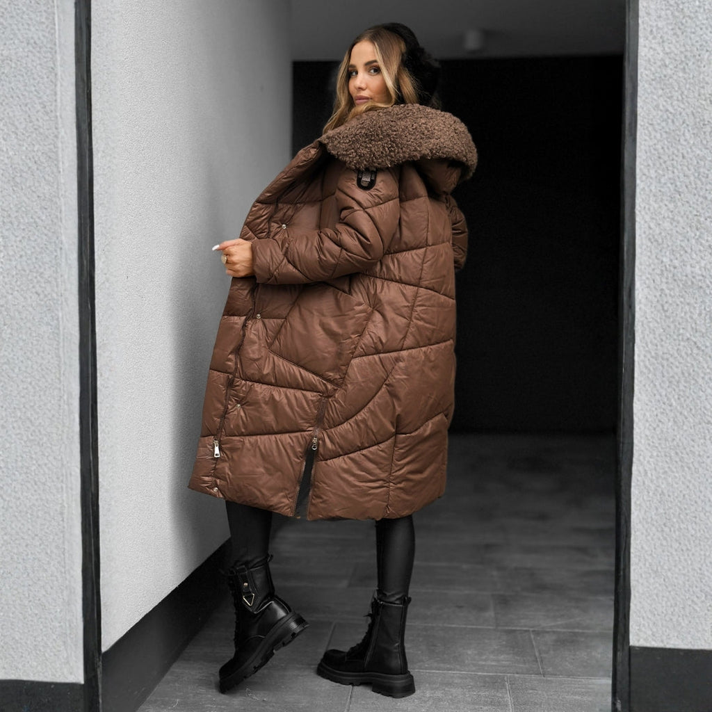 Élise | Abrigo de invierno capitonado