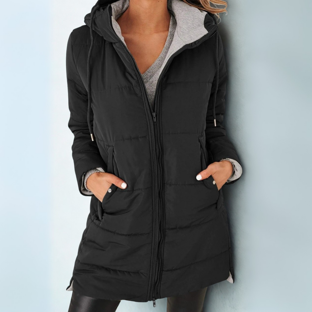 Marcelline | Chamarra de invierno ligera con capucha