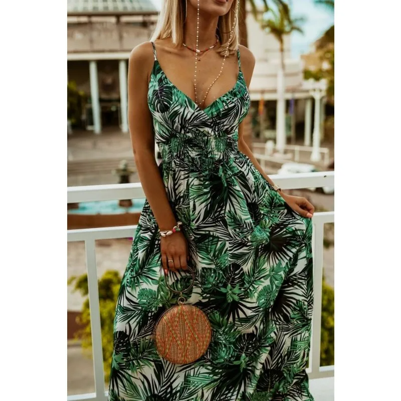 Hattie | Vestido Floral con Cintura Fruncida