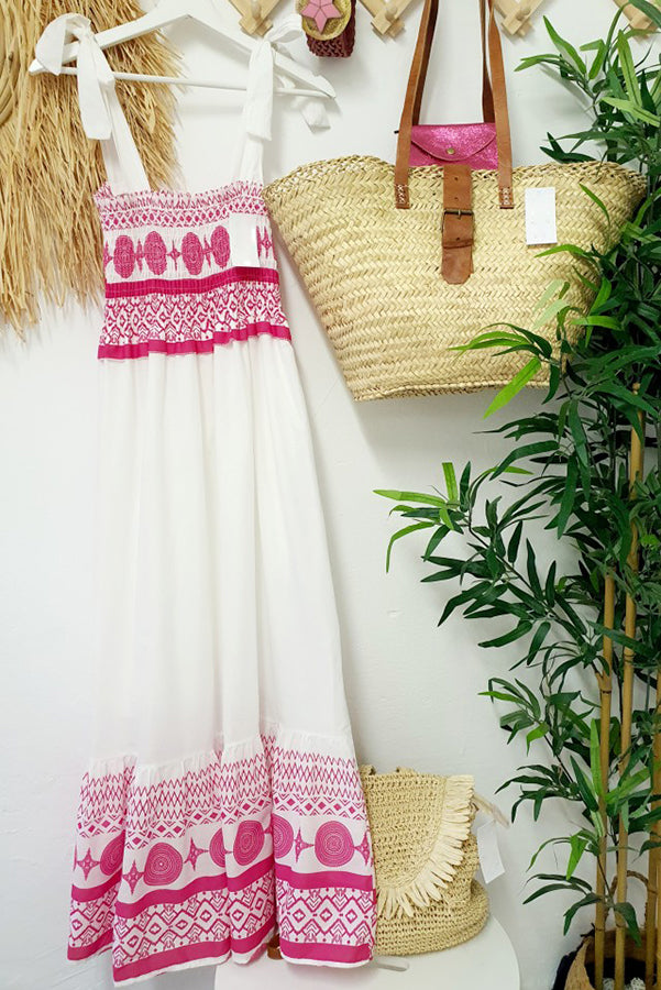 Addison | Vestido con Escote Cuadrado y Cordones