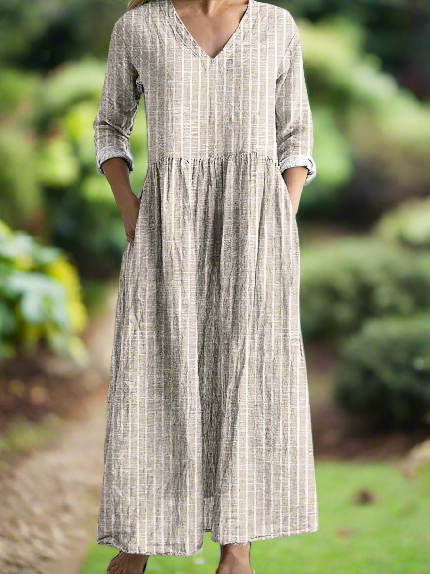 Dabria | Vestido a Rayas Clásico y Casual