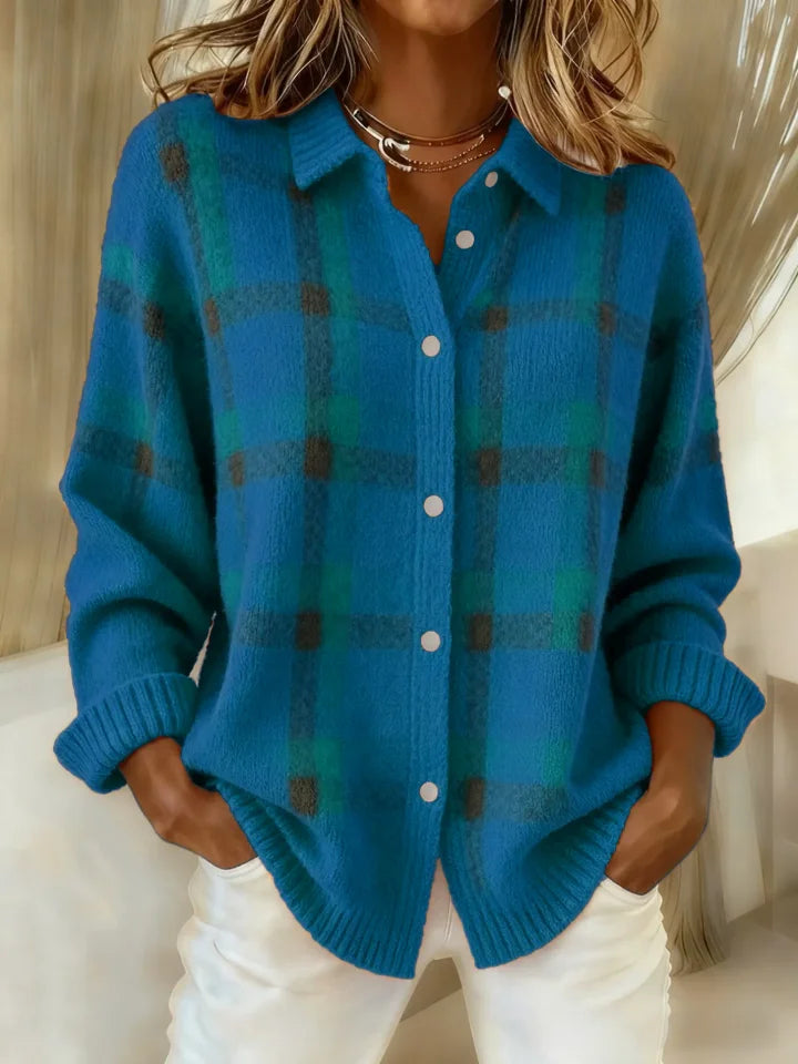 Clarisse | Jersey de cuadros retro