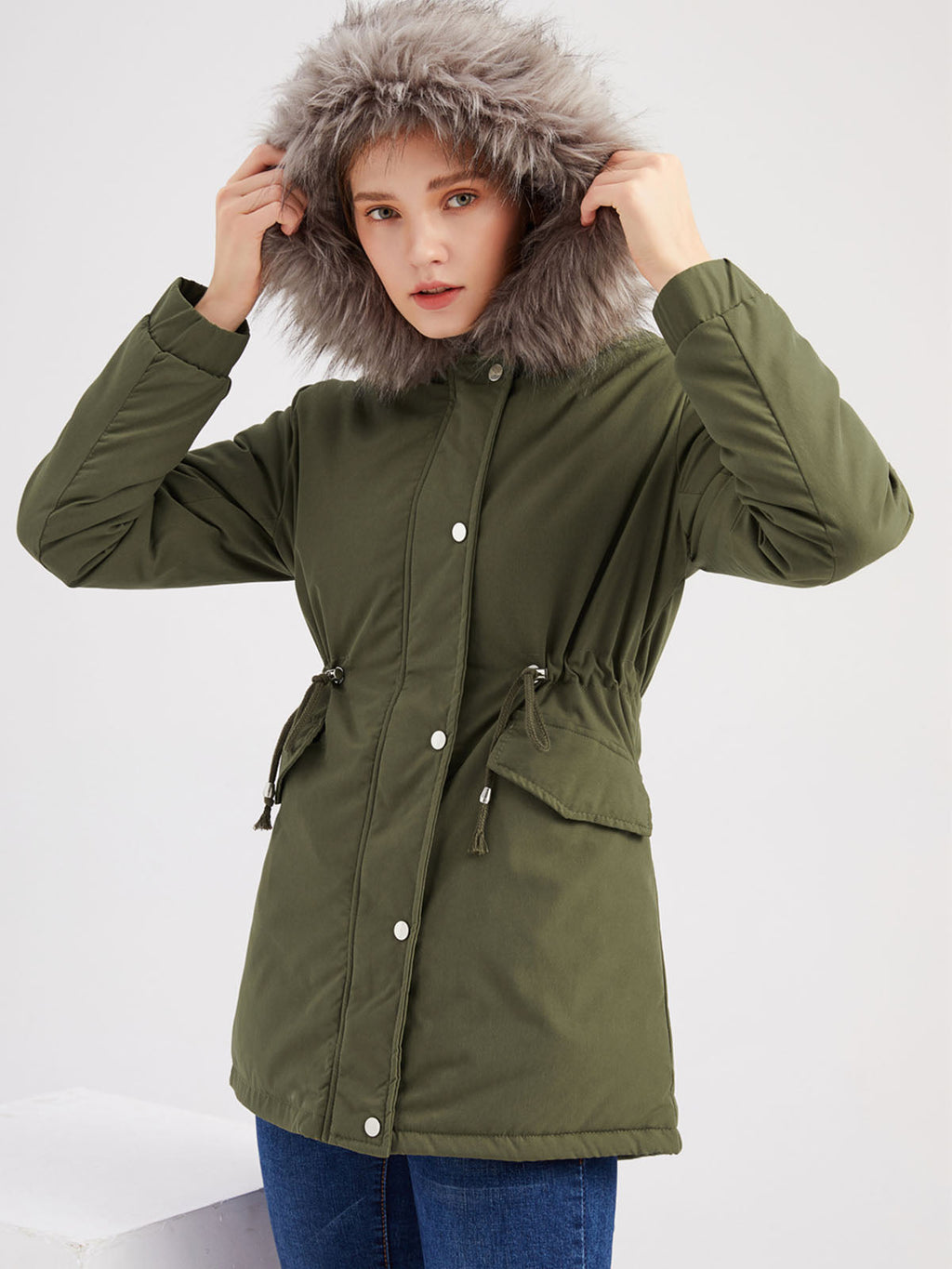 Arielle | Parka de invierno con suave forro de piel