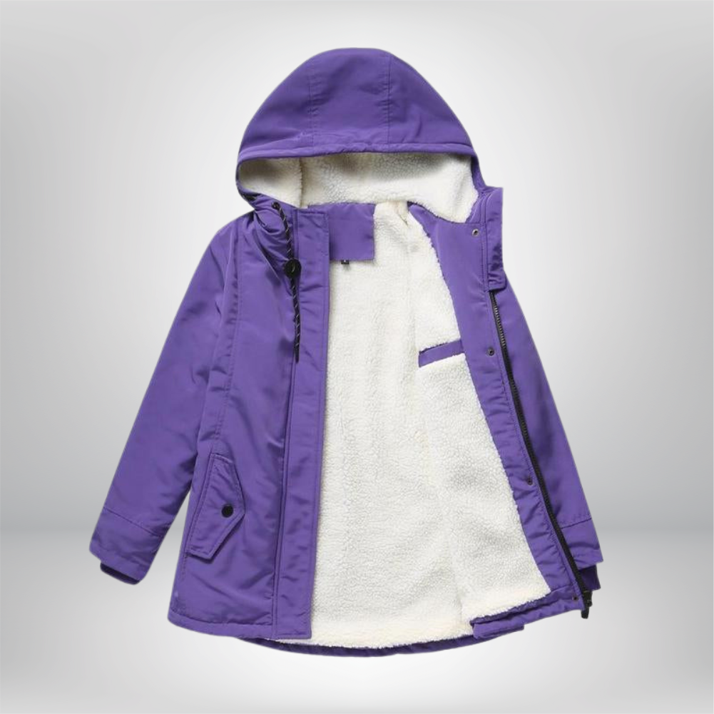 Colette | Abrigo de invierno capitonado y acogedor con capucha