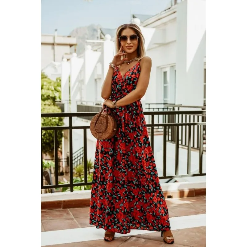 Hattie | Vestido Floral con Cintura Fruncida