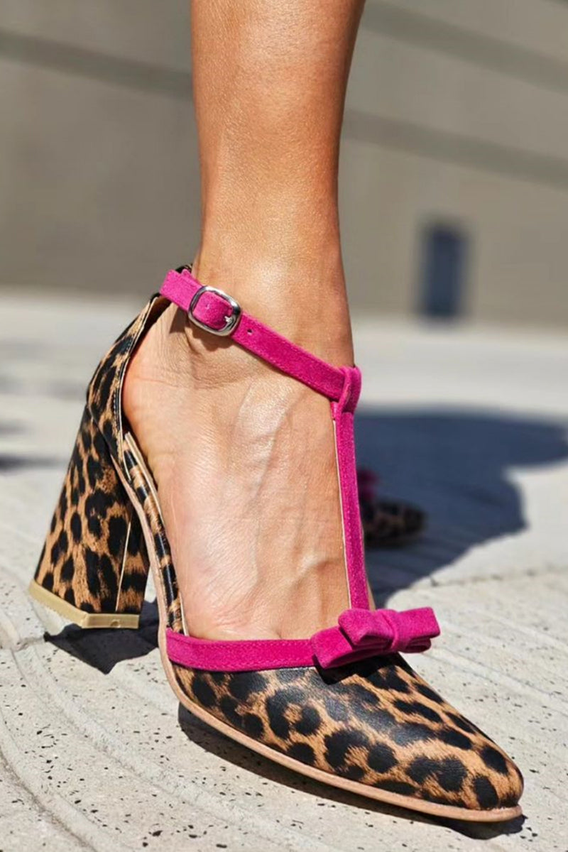 Livia | Sandalias de Leopardo Verdes