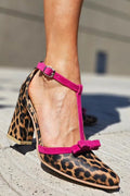 Livia | Sandalias de Leopardo Verdes
