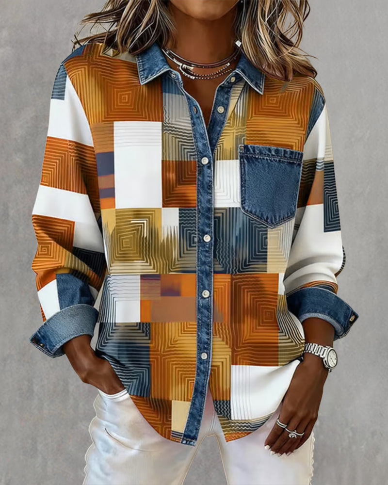 Anaïs-Claire | Sudadera con Cremallera y Estampado Casual