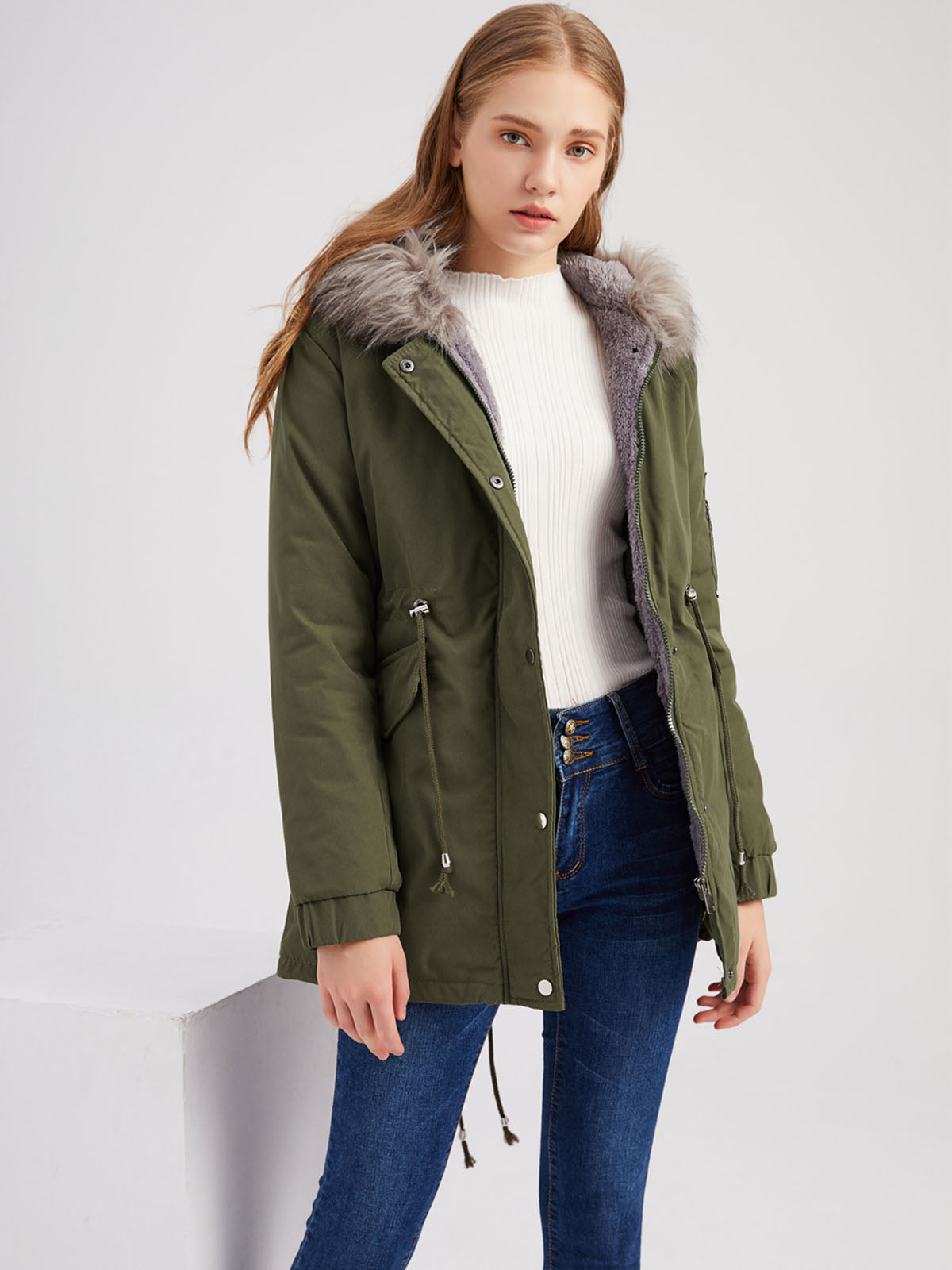 Arielle | Parka de invierno con suave forro de piel