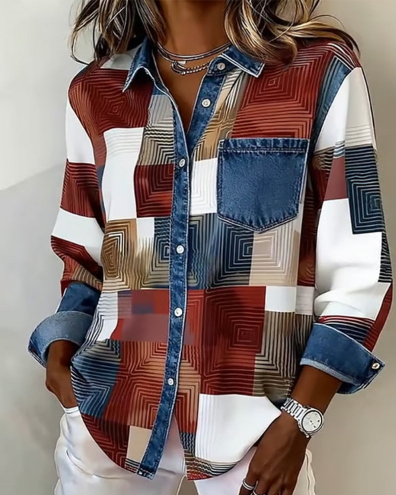 Anaïs-Claire | Sudadera con Cremallera y Estampado Casual