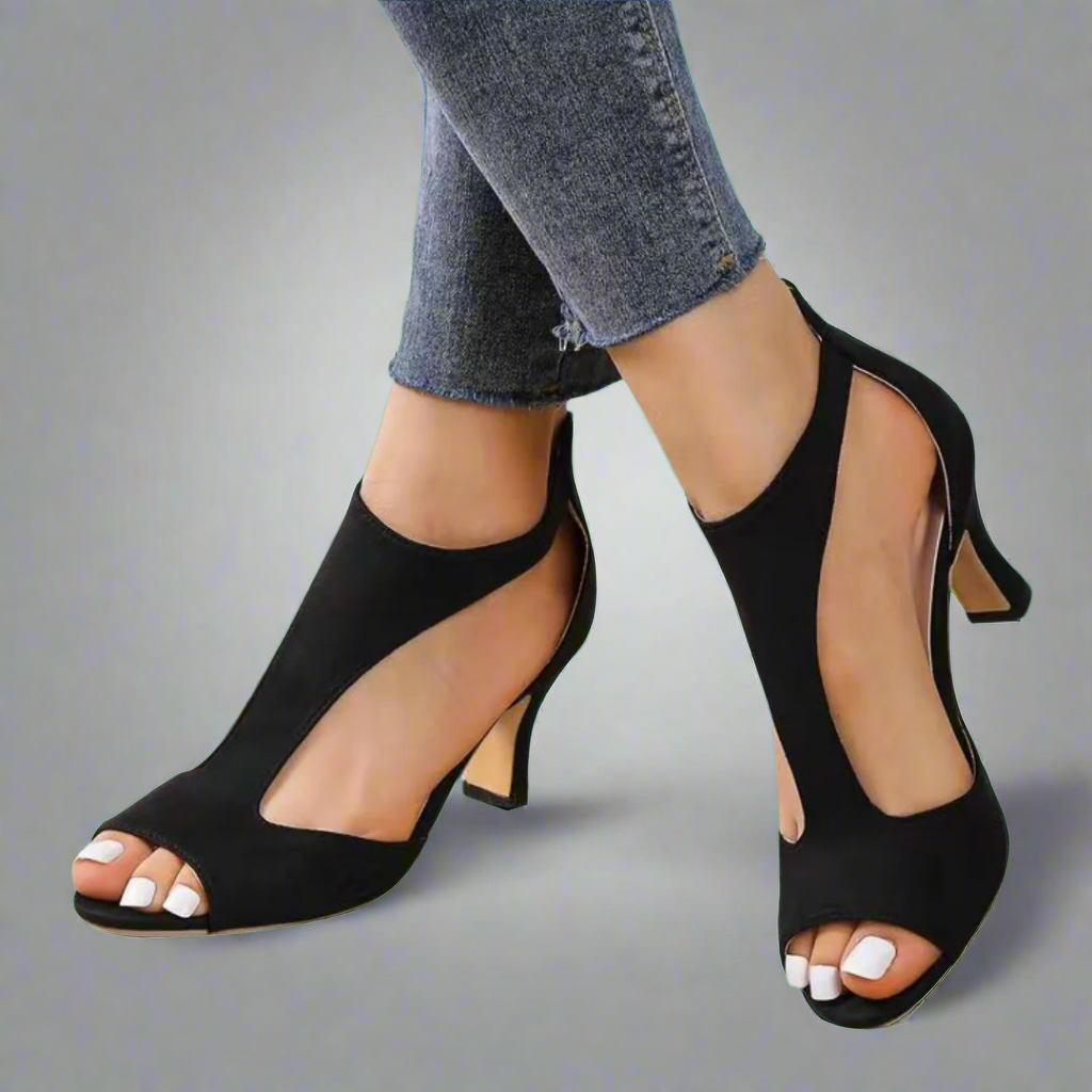 Flora | Sandalias de tacón elegantes