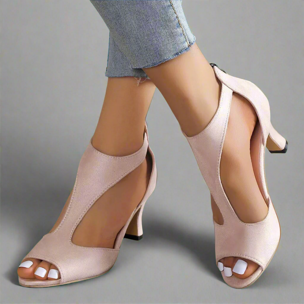 Flora | Sandalias de tacón elegantes
