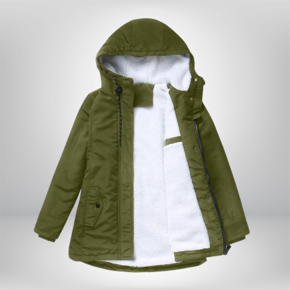 Colette | Abrigo de invierno capitonado y acogedor con capucha