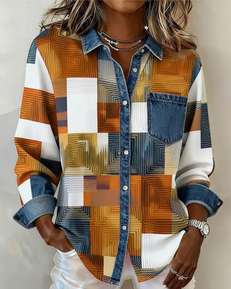 Anaïs-Claire | Sudadera con Cremallera y Estampado Casual